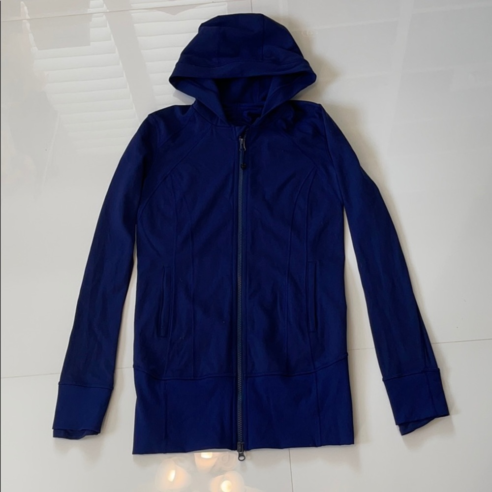 Lululemon Dark Royal Blue Zip Up Hoodie Size 6